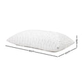 Giselle Bedding Memory Foam Pillow King Size Twin Pack - Gel-Infused, Hypoallergenic - SuperSaverAU - view 2