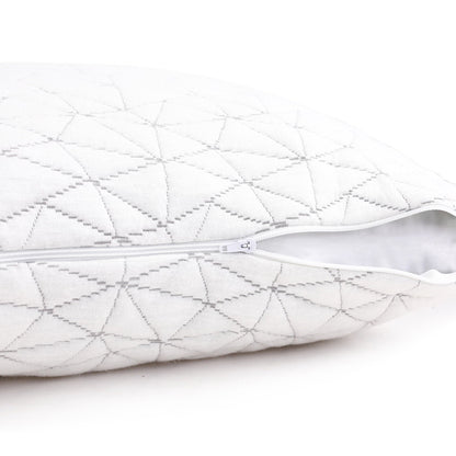 Giselle Bedding Memory Foam Pillow King Size Twin Pack - Gel-Infused, Hypoallergenic
