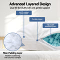Giselle Bedding Adjustable Shredded Memory Foam Pillow 70 x 45CM - Dual-Layer Design - SuperSaverAU - view 4