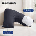 Giselle Bedding V Shape Nursing Body Pillow – Grey Full Body Support