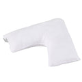 Giselle Bedding V Shape Boomerang Nursing Pillow – White