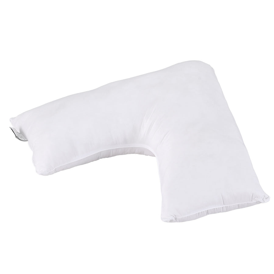 Giselle Bedding V Shape Boomerang Nursing Pillow – White