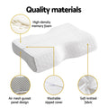 Giselle Bedding Memory Foam Pillow 50cm x 34cm - Ergonomic, Breathable, Washable - SuperSaverAU - view 5