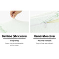 Giselle Bedding Memory Foam Pillow Roll 45cm x 11cm with Bamboo Cover - SuperSaverAU - view 4