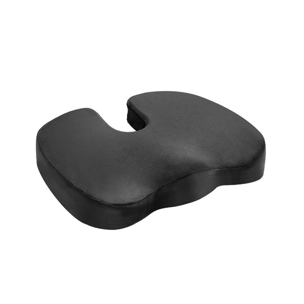 Giselle Bedding Memory Foam Seat Cushion 45cm x 36cm x 8cm Black, Ergonomic Design, Pressure Relief - SuperSaverAU - view 7