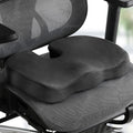 Giselle Bedding Memory Foam Seat Cushion 45cm x 36cm x 8cm Black, Ergonomic Design, Pressure Relief - SuperSaverAU - view 1