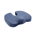 Giselle Bedding Memory Foam Seat Cushion 45cm x 36cm x 8cm Blue, Ergonomic Support - SuperSaverAU - view 6