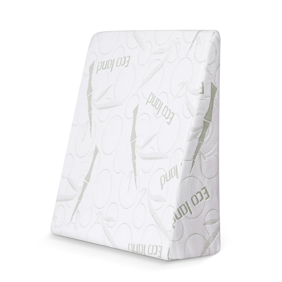 Giselle Bedding Wedge Pillow Gel Memory Foam 61x62x20cm Bamboo Cover - SuperSaverAU - view 1
