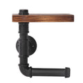 Artiss DIY Pipe Shelf Toilet Paper Holder, 23 x 14 x 21-27.8cm, Adjustable, Rustic - SuperSaverAU - view 4