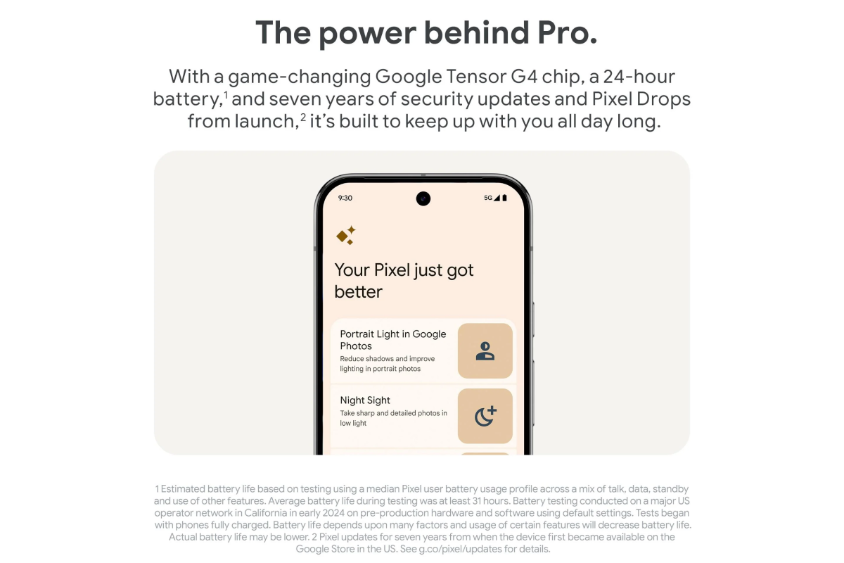 Google Pixel 9 Pro 5G (128GB, Obsidian)