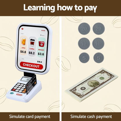 Keezi Kids Supermarket Pretend Playset with 48 Accessories