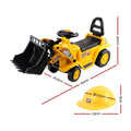 Keezi Ride On Car Toys Kids Excavator Bulldozer Sandpit Digger Car Pretend Play - SuperSaverAU - view 2