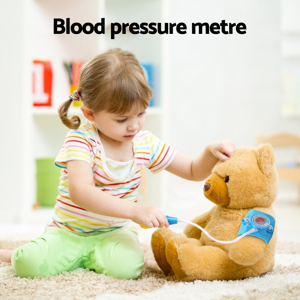 Keezi Kids Doctor Nurse Medical Case Pretend Play Set Stethoscope Medicine Toys - SuperSaverAU - view 5