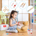 Keezi Kids Doctor Nurse Medical Case Pretend Play Set Stethoscope Medicine Toys - SuperSaverAU - view 6