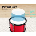 Keezi Kids 7-Piece Junior Drum Set - Red