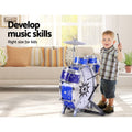 Keezi Kids Drum Set with Stool - Blue