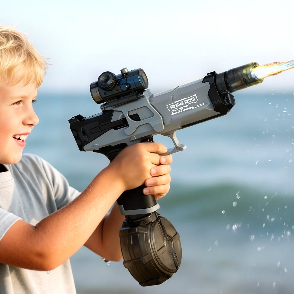 Keezi Electric Water Gun 500ml - Black Squirt Gun for Kids and Adults