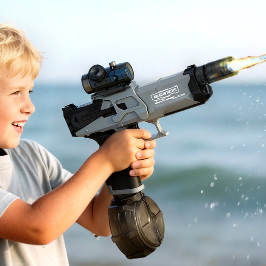 Keezi Electric Water Gun 500ml - Black Squirt Gun for Kids and Adults