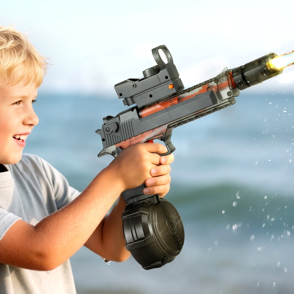Keezi Electric Water Gun 500ml - Grey Squirt Gun for Kids and Adults