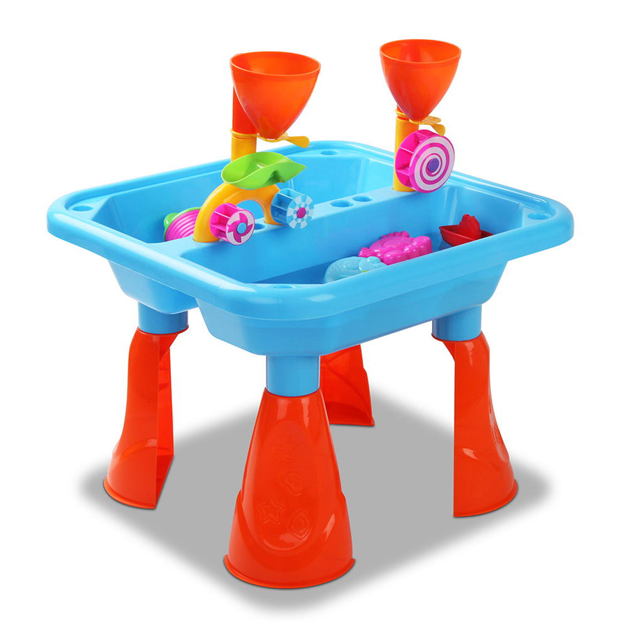 Keezi Kids Sandpit Pretend Play Sets Beach Toys Outdoor Sand Water Table Set - SuperSaverAU - view 1