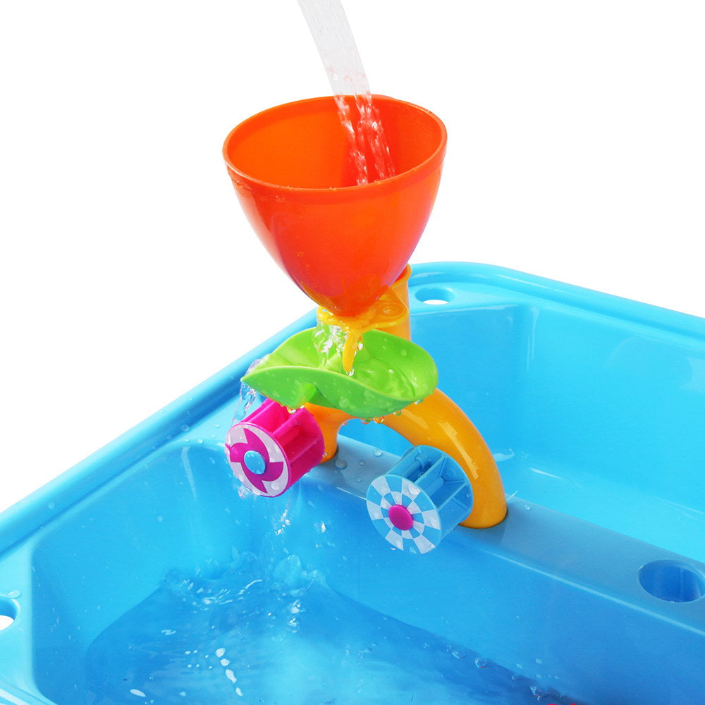 Keezi Kids Sandpit Pretend Play Sets Beach Toys Outdoor Sand Water Table Set - SuperSaverAU - view 5