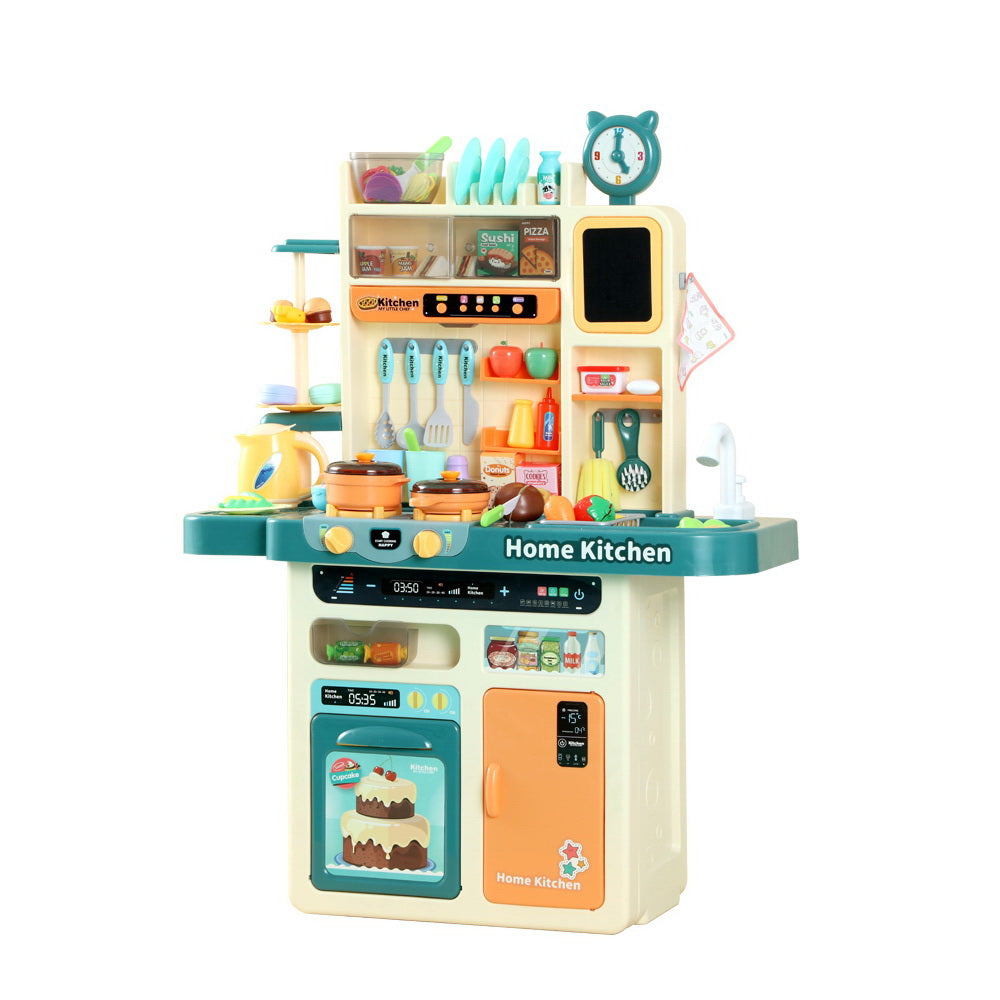 Keezi Kids Kitchen Pretend Play Set Cooking Sound Steam Light Function - SuperSaverAU - view 1