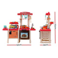 Keezi Kids Kitchen Play Set - Cooking Sound and Light Features - SuperSaverAU - view 3