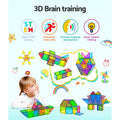 Keezi 100pcs Kids Magnetic Tiles Blocks Building Educational Toys Children Gift - SuperSaverAU - view 4