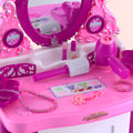 Keezi Kids Pretend Makeup Play Set Dressing Table Chair Girls Toys Children - SuperSaverAU - view 6