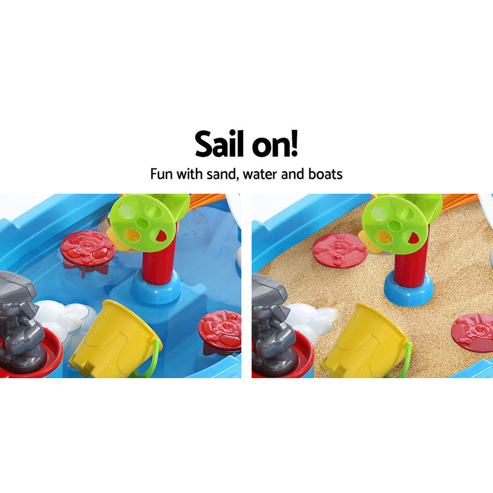 Keezi Kids Sandpit Pretend Play Set Outdoor Toys Water Table Activity Play Set - SuperSaverAU - view 4