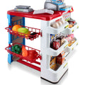 Keezi Kids Pretend Role Play Supermarket 24 Piece Playset Cash Register Trolley - SuperSaverAU - view 4
