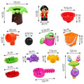 Keezi Kids Sandpit Pretend Play Set Sand Water Table Outdoor Beach Toy Children - SuperSaverAU - view 3