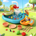 Keezi Kids Kitchen Sink - Educational Pretend Play Toy - SuperSaverAU - view 1