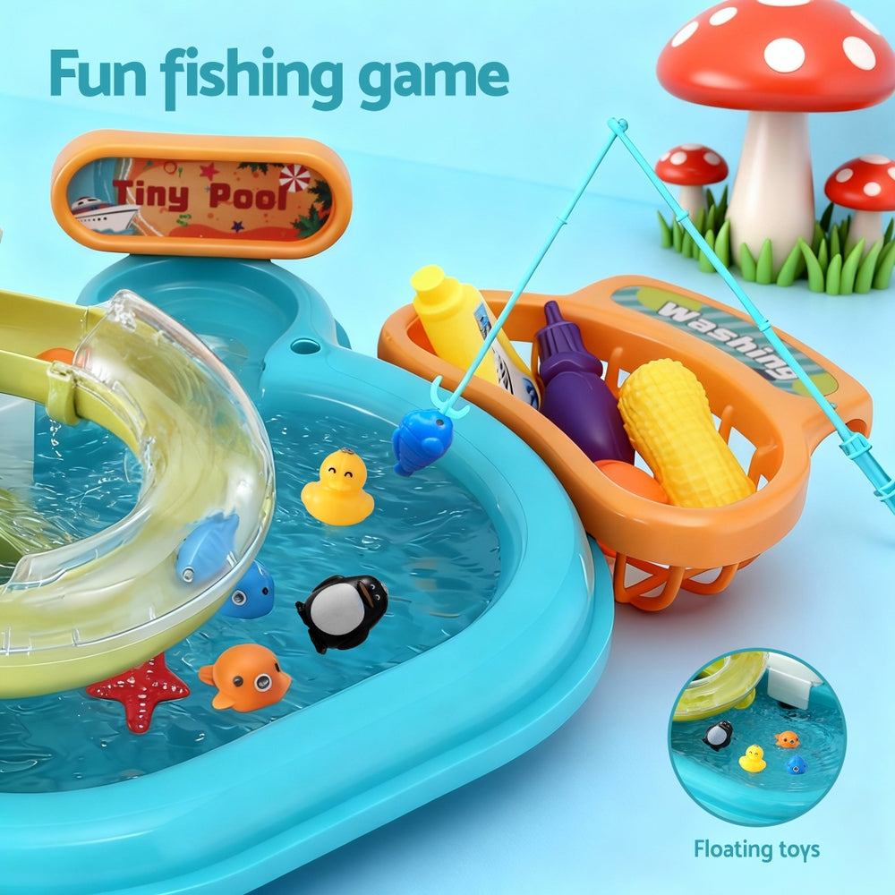 Keezi Kids Kitchen Sink - Educational Pretend Play Toy - SuperSaverAU - view 7