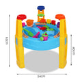 Keezi Kids Sandpit Pretend Play Set Water Sand Table Children Outdoor Toy Umbrella - SuperSaverAU - view 2