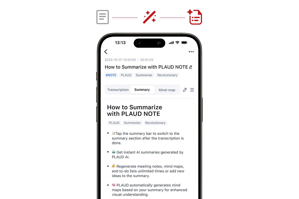 PLAUD Note AI Voice Recorder (Silver)