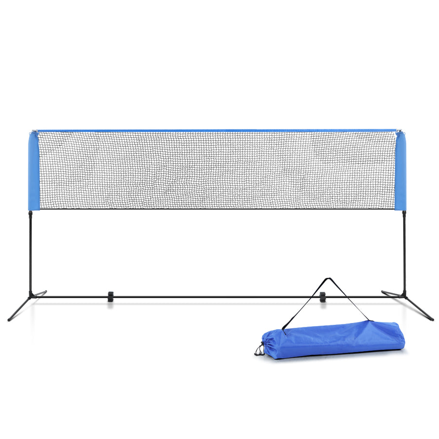 Everfit 4m Badminton Tennis Net Portable Volleyball Kit Adjustable Height - SuperSaverAU - view 1