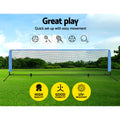 Everfit 4m Badminton Tennis Net Portable Volleyball Kit Adjustable Height - SuperSaverAU - view 3