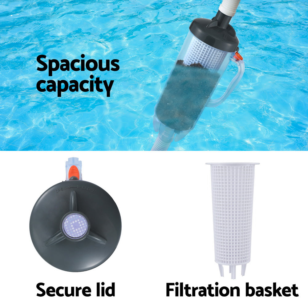Aqua Buddy Pool Leaf Canister Cleaner, 15cm x 15cm x 44cm, Heavy-Duty, Easy Clean - SuperSaverAU - view 4