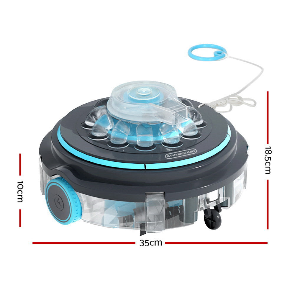 Aqua Buddy Robotic Pool Cleaner 80m Cordless with Long Battery Life & Self-Parking - SuperSaverAU - view 2