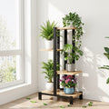 Artiss 4 Tiers Plant Stand Metal Flower Pots Shelf Indoor Outdoor Garden Home - SuperSaverAU - view 1