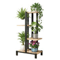 Artiss 4 Tiers Plant Stand Metal Flower Pots Shelf Indoor Outdoor Garden Home - SuperSaverAU - view 2