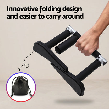 Everfit Foldable Dip Station - Portable Multi-Gym Pull-Up Bar