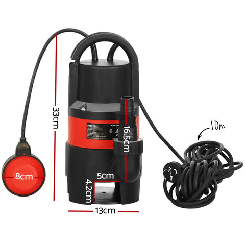 Giantz Garden Submersible Pump 400W Dirty Water Bore Tank Well�Steel Sewerage - SuperSaverAU - view 2