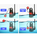 Giantz Garden Submersible Pump 400W Dirty Water Bore Tank Well�Steel Sewerage - SuperSaverAU - view 6