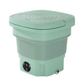 Devanti Portable Washing Machine 8L Green - Foldable, Lightweight, Germicidal Blue Light - SuperSaverAU - view 1