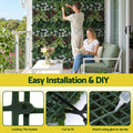 Gardeon Artificial Plant Wall Panels – Flower 40 x 60cm, 4 Pack