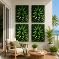 Gardeon Artificial Plant Wall Panels – Leaf 40 x 60cm, 4 Pack