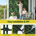 Gardeon Artificial Plant Wall Panels – Leaf 40 x 60cm, 4 Pack