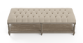 Brosa Petite Fleur Ottoman (French Beige)